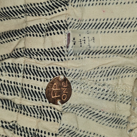 NWOT Free People FP One Harrison Striped Shorts - Picture 4 of 4